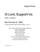 O Lord, Support Us SATB choral sheet music cover